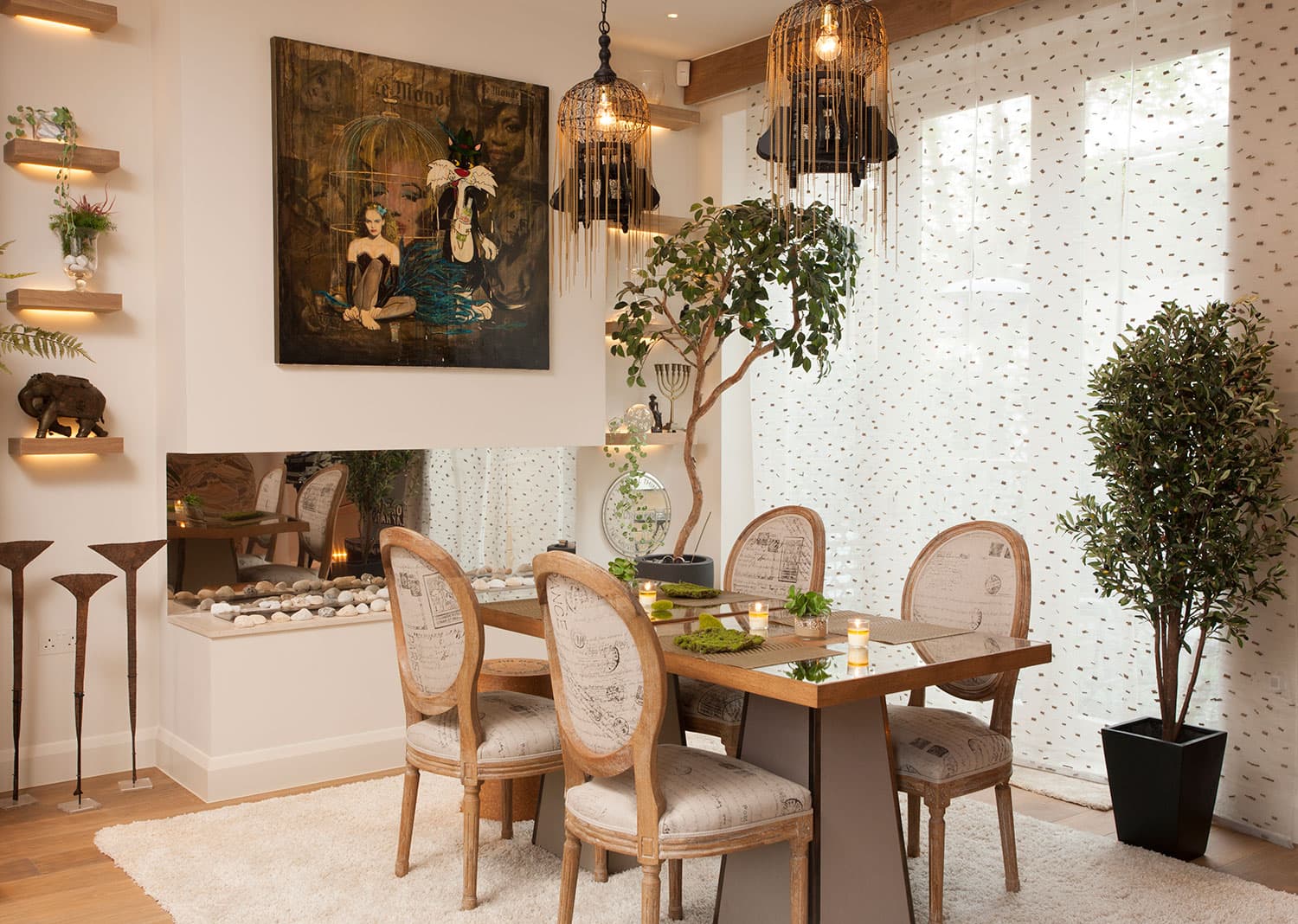 Contemporary dining space — Sonia Korn interior architecture